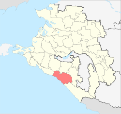Location Tuapsinsky District Krasnodar Krai